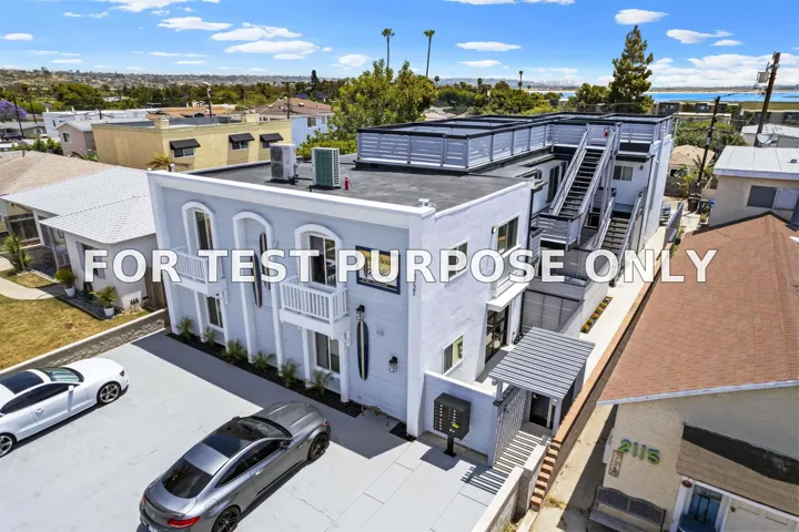 Demo/Test Data 2121 Thomas Ave, San Diego, Ca 92109