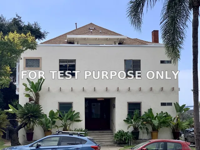 Demo/Test Data 2401 E Street, San Diego, Ca 92102