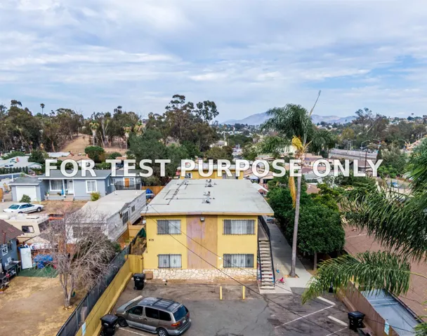 Demo/Test Data 673-75 65th Street, San Diego, Ca 92114