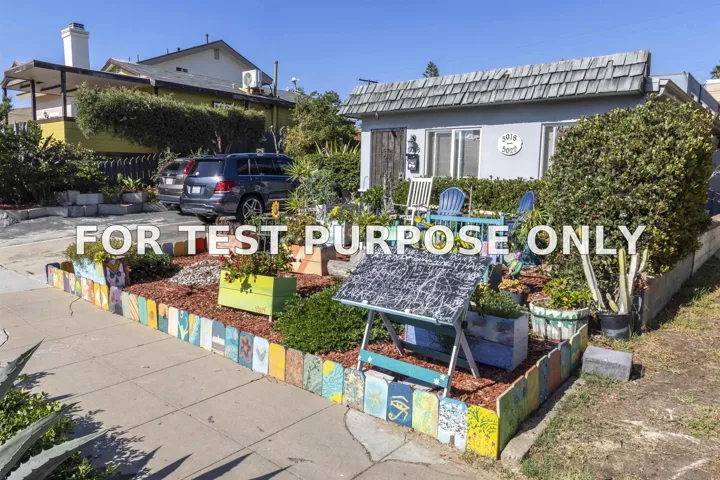 Demo/Test Data 5018 – 5022 Saratoga, San Diego, Ca 92107