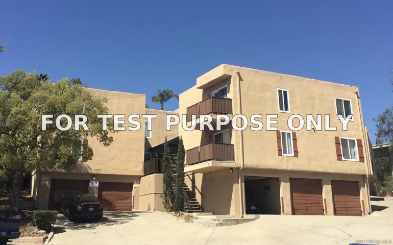 Demo/Test Data 8230 Lemon Grove Way, Lemon Grove, Ca 91945