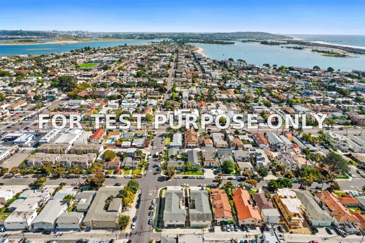Demo/Test Data 1478 Hornblend St, San Diego, Ca 92109