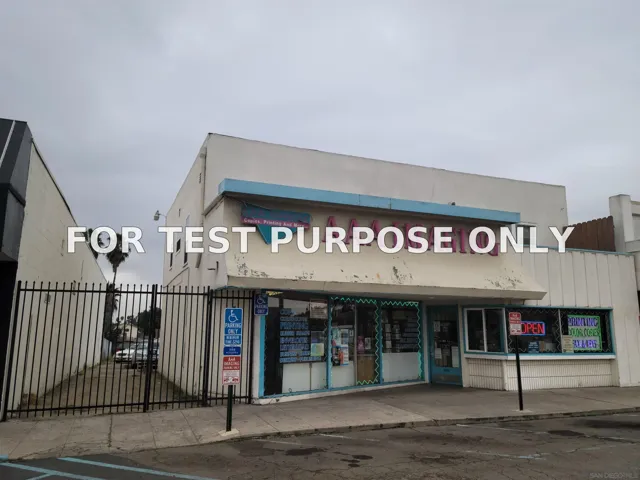 Demo/Test Data 7931 Broadway, Lemon Grove, Ca 91945