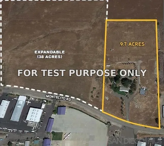 Demo/Test Data 2493 Montecito Road, Ramona, Ca 92065