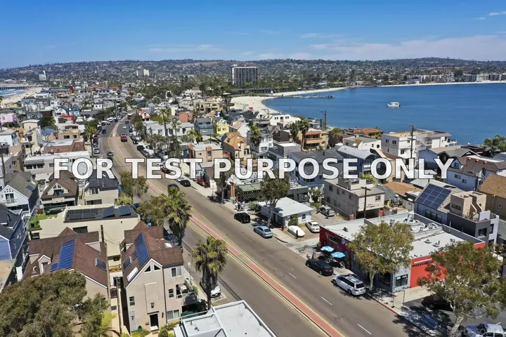 Demo/Test Data 3833 Mission Blvd, San Diego, Ca 92109