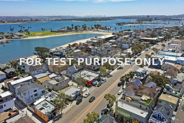 Demo/Test Data 3833 Mission Blvd, San Diego, Ca 92109