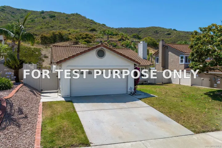 Demo/Test Data 11169 S Morning Creek Dr, San Diego, Ca 92128