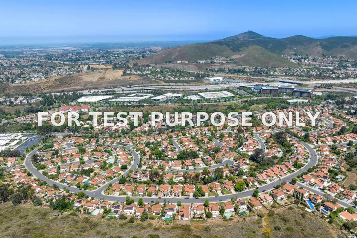 Demo/Test Data 11169 S Morning Creek Dr, San Diego, Ca 92128