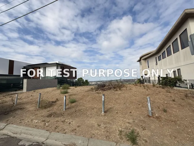 Demo/Test Data 5252 Cromwell Ct Unit 6, San Diego, Ca 92116