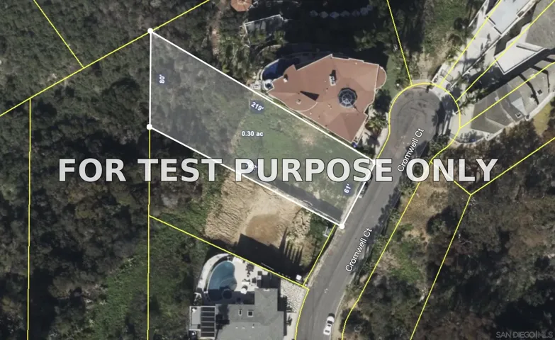 Demo/Test Data 5252 Cromwell Ct Unit 6, San Diego, Ca 92116