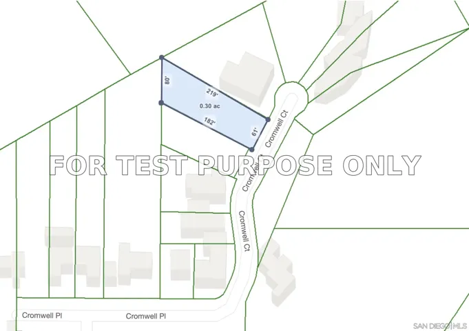 Demo/Test Data 5252 Cromwell Ct Unit 6, San Diego, Ca 92116