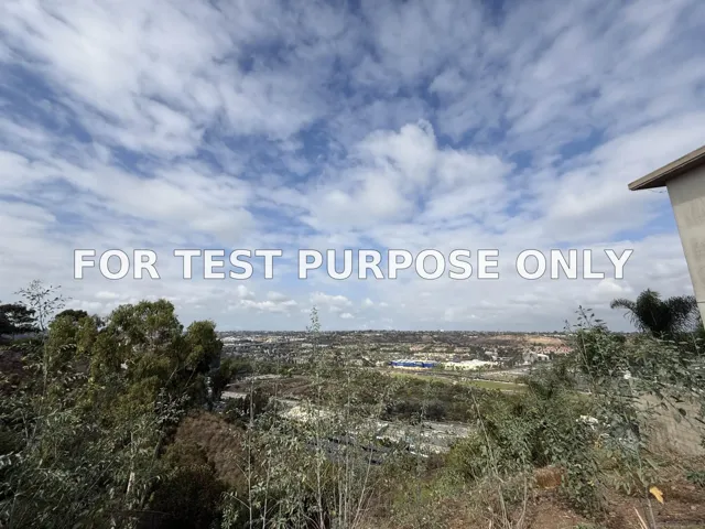 Demo/Test Data 5252 Cromwell Ct Unit 6, San Diego, Ca 92116
