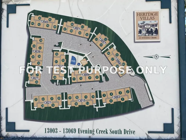 Demo/Test Data 13051 Evening Creek Dr South Unit #50, San Diego, Ca 92128