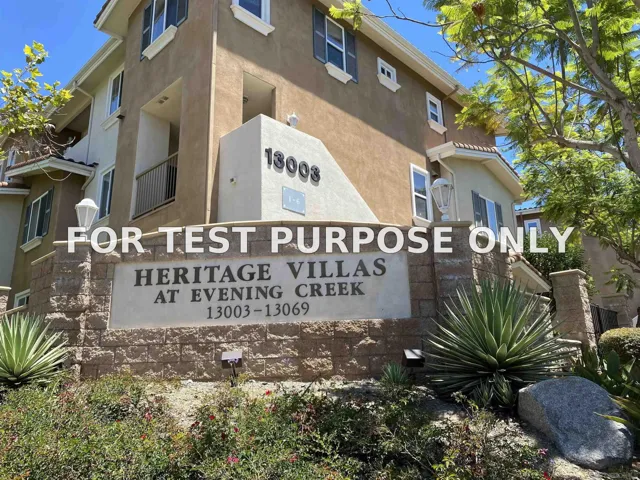 Demo/Test Data 13051 Evening Creek Dr South Unit #50, San Diego, Ca 92128