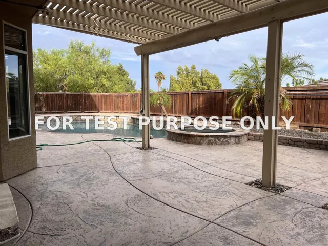 Demo/Test Data 40622 Kona Court, Murrieta, Ca 92562