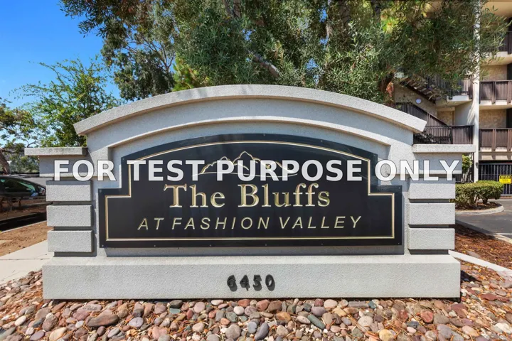 Demo/Test Data 6416 Friars Rd Unit 221, San Diego, Ca 92108