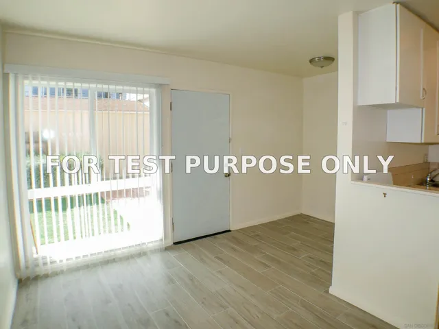 Demo/Test Data 1027-33 Wilbur Ave, San Diego, Ca 92109