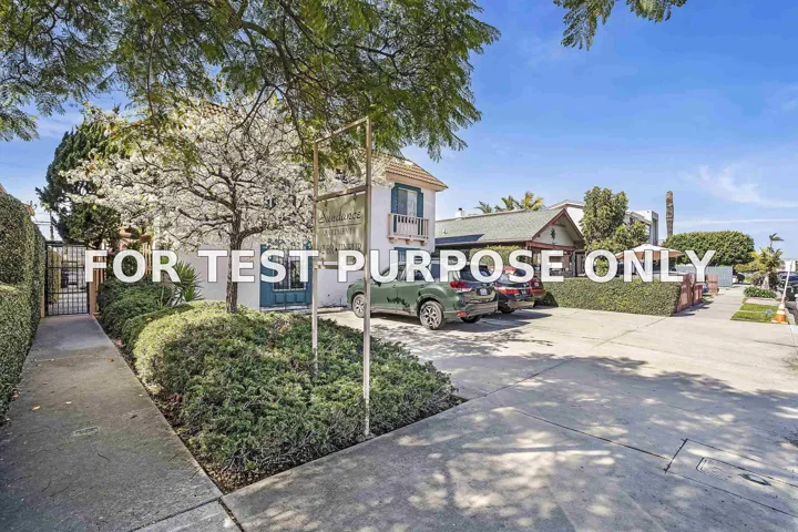 Demo/Test Data 4522 Oregon St, San Diego, Ca 92116