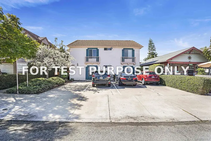 Demo/Test Data 4522 Oregon St, San Diego, Ca 92116