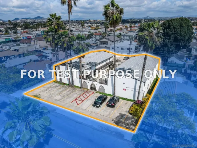 Demo/Test Data 3845 Chamoune Ave, San Diego, Ca 92105