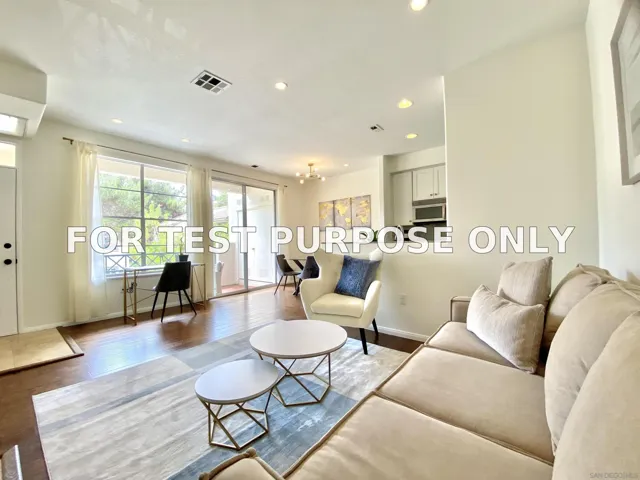 Demo/Test Data 3622 Bernwood Pl Unit 54, San Diego, Ca 92130