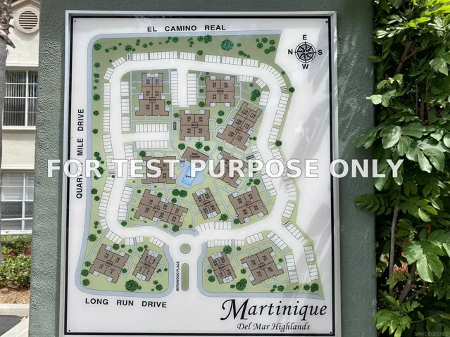 Demo/Test Data 3622 Bernwood Pl Unit 54, San Diego, Ca 92130