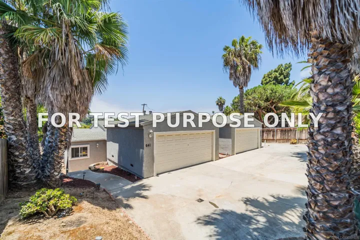 Demo/Test Data 639-641 Ida Ave, Solana Beach, Ca 92075