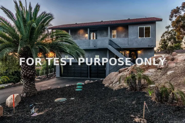 Demo/Test Data 9456-58 El Granito Ave, La Mesa, Ca 91941