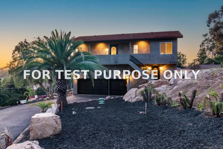 Demo/Test Data 9456-58 El Granito Ave, La Mesa, Ca 91941