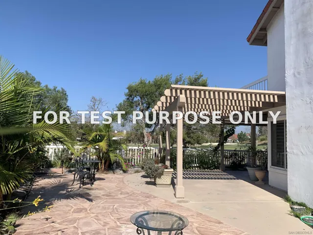 Demo/Test Data 5062 Mycenae Way, Oceanside, Ca 92056
