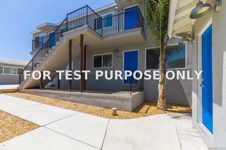 Demo/Test Data 3966 Teak Street, San Diego, Ca 92113