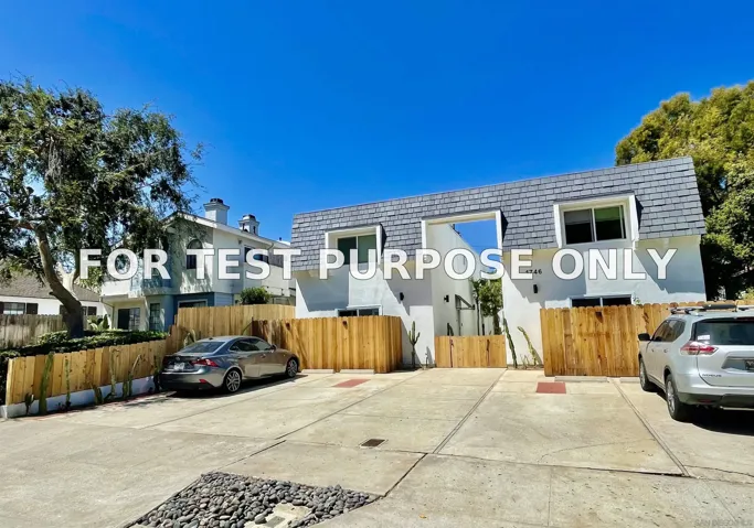 Demo/Test Data 1746 Oliver Avenue, San Diego, Ca 92109