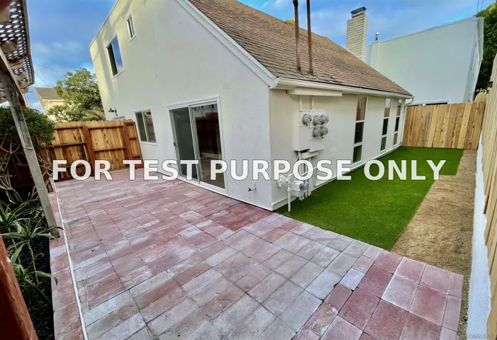 Demo/Test Data 1746 Oliver Avenue, San Diego, Ca 92109