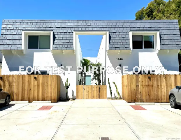 Demo/Test Data 1746 Oliver Avenue, San Diego, Ca 92109