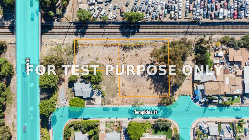 Demo/Test Data 0000 Tompkins St Unit 1-4, San Diego, Ca 92102