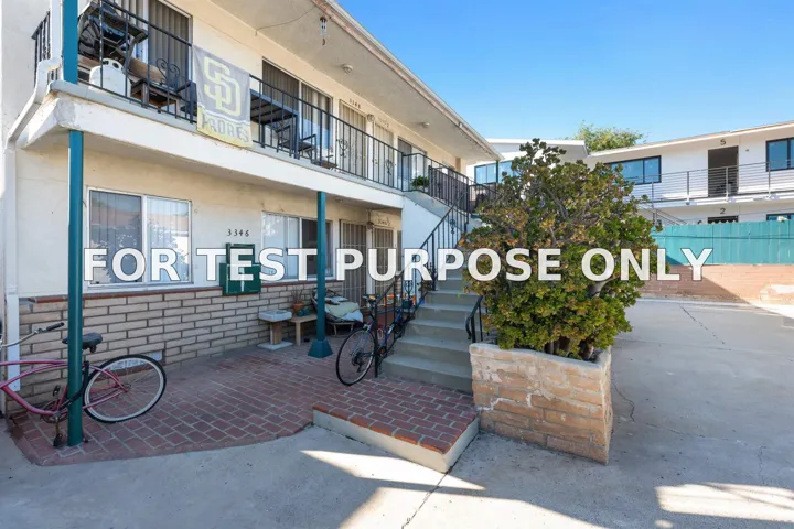 Demo/Test Data 3344-3348.5 32nd St, San Diego, Ca 92104