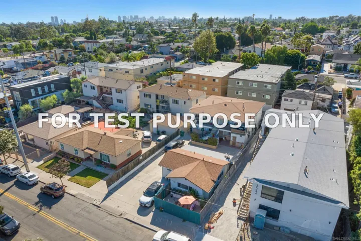 Demo/Test Data 3344-3348.5 32nd St, San Diego, Ca 92104