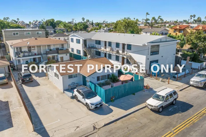 Demo/Test Data 3344-3348.5 32nd St, San Diego, Ca 92104