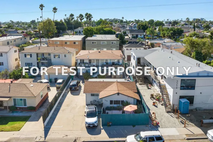 Demo/Test Data 3344-3348.5 32nd St, San Diego, Ca 92104