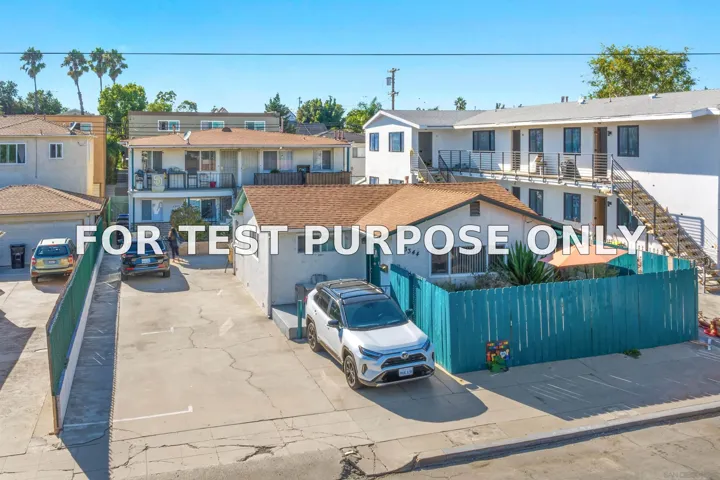 Demo/Test Data 3344-3348.5 32nd St, San Diego, Ca 92104