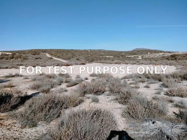 Demo/Test Data 40135 Ribbonwood Rd Unit 0, Boulevard, Ca 91905