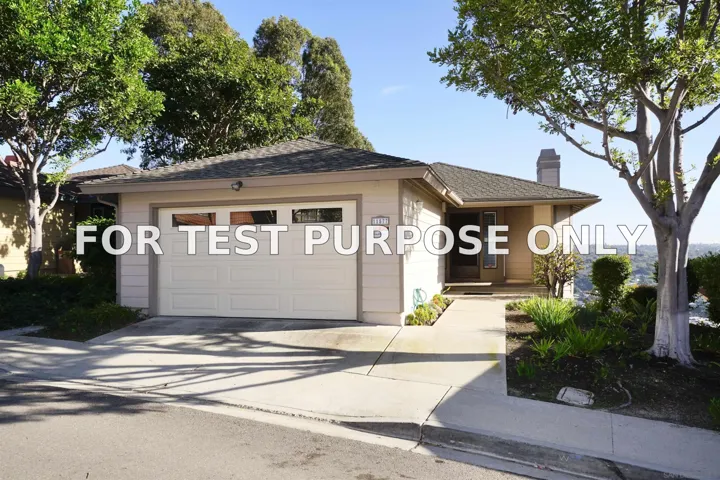 Demo/Test Data 11577 Madera Rosa Way, San Diego, Ca 92124