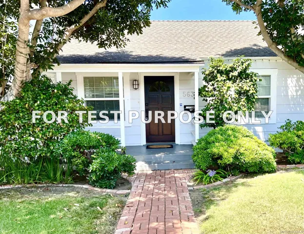Demo/Test Data 5634 Waverly Ave, La Jolla, Ca 92037