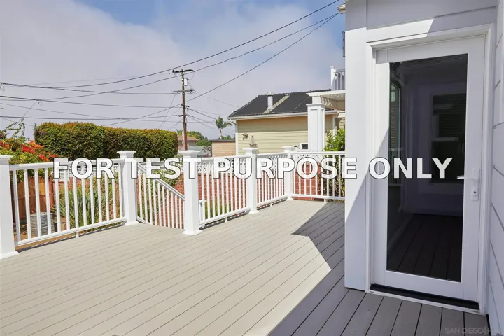 Demo/Test Data 5634 Waverly Ave, La Jolla, Ca 92037