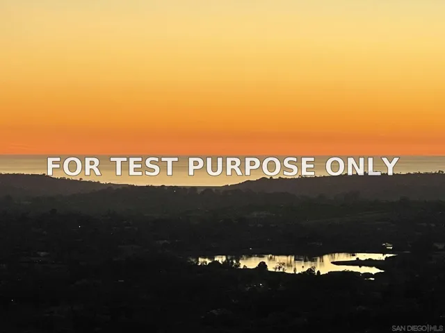 Demo/Test Data 17816 Punta Del Sur Unit 64, Rancho Santa Fe, Ca 92067