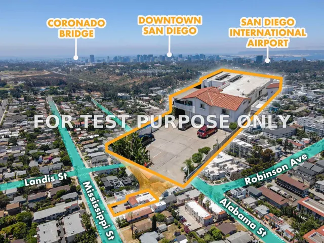 Demo/Test Data 3736 Mississippi St, San Diego, Ca 92104