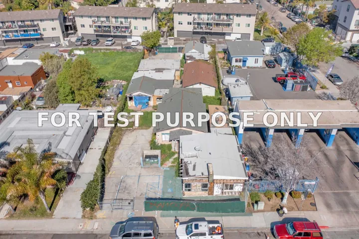 Demo/Test Data 4982 Imperial Ave Unit 42, San Diego, Ca 92113