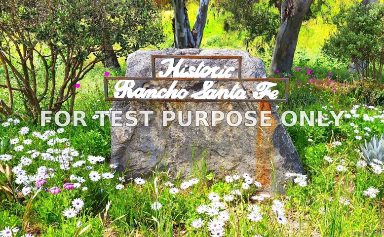 Demo/Test Data 5758 Las Palomas Unit 4.13, Rancho Santa Fe, Ca 92067