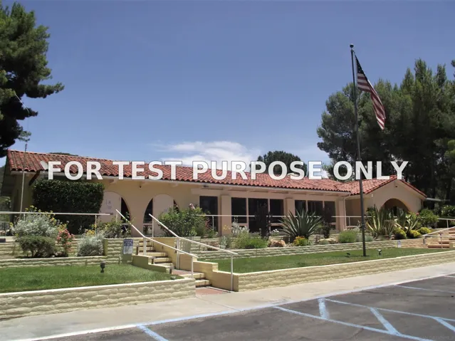 Demo/Test Data 35109 Highway 79 Unit Spc #102 / Unit #101, Warner Springs, Ca 92086