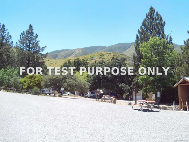 Demo/Test Data 0 Highway 78 Unit 5, Julian, Ca 92036